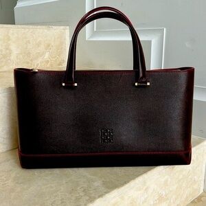 Carolina Herrera Dark Brown Satchel